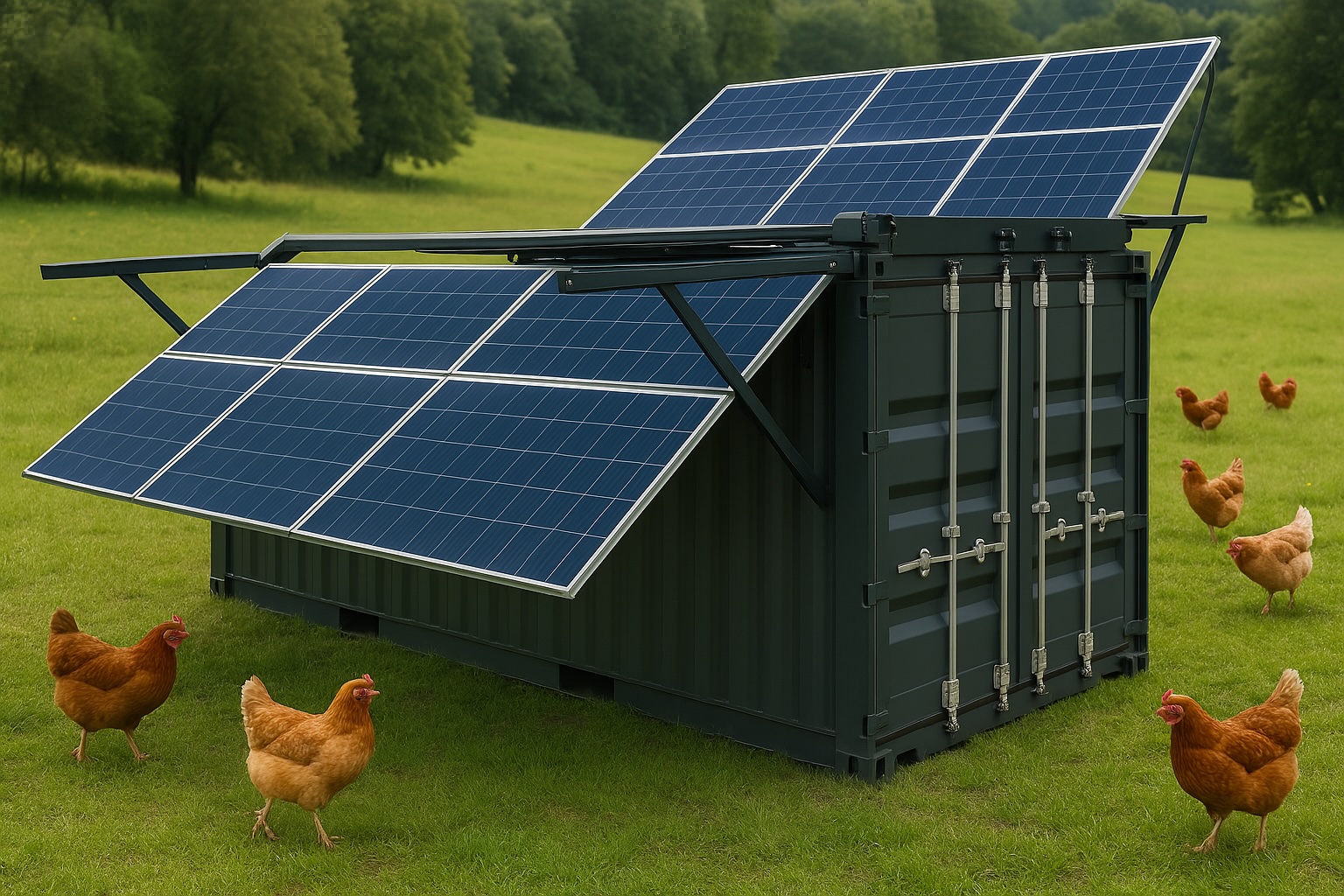 Solar Container 20 Fuß